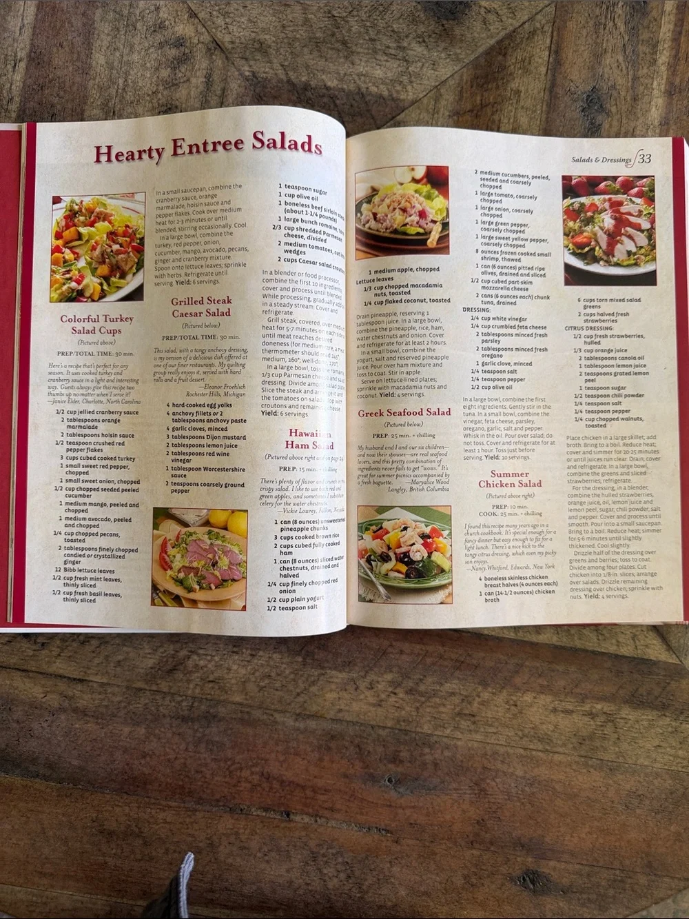 Taste Of Home hardcover cookbook